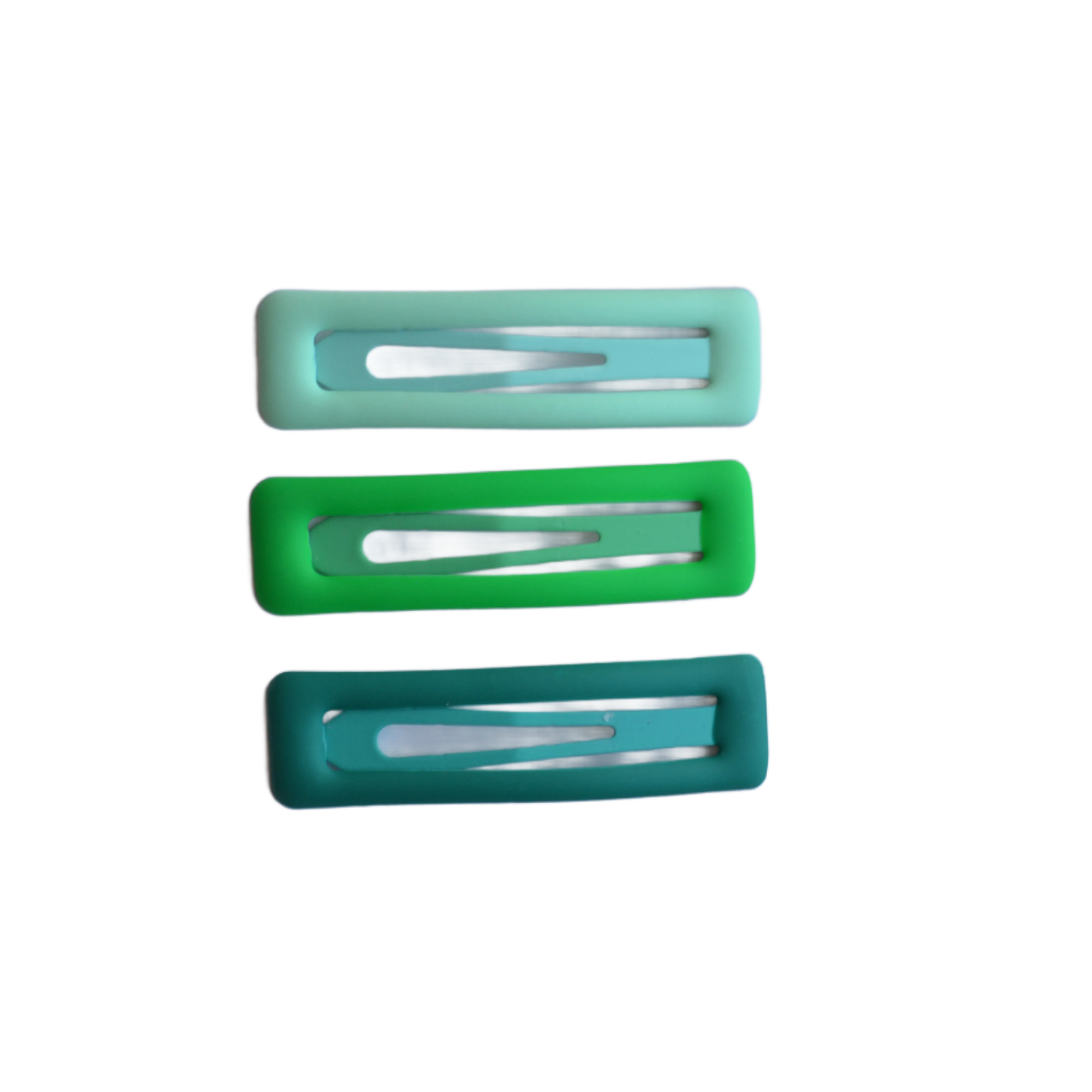 Green Snap Clips (Set of 3)