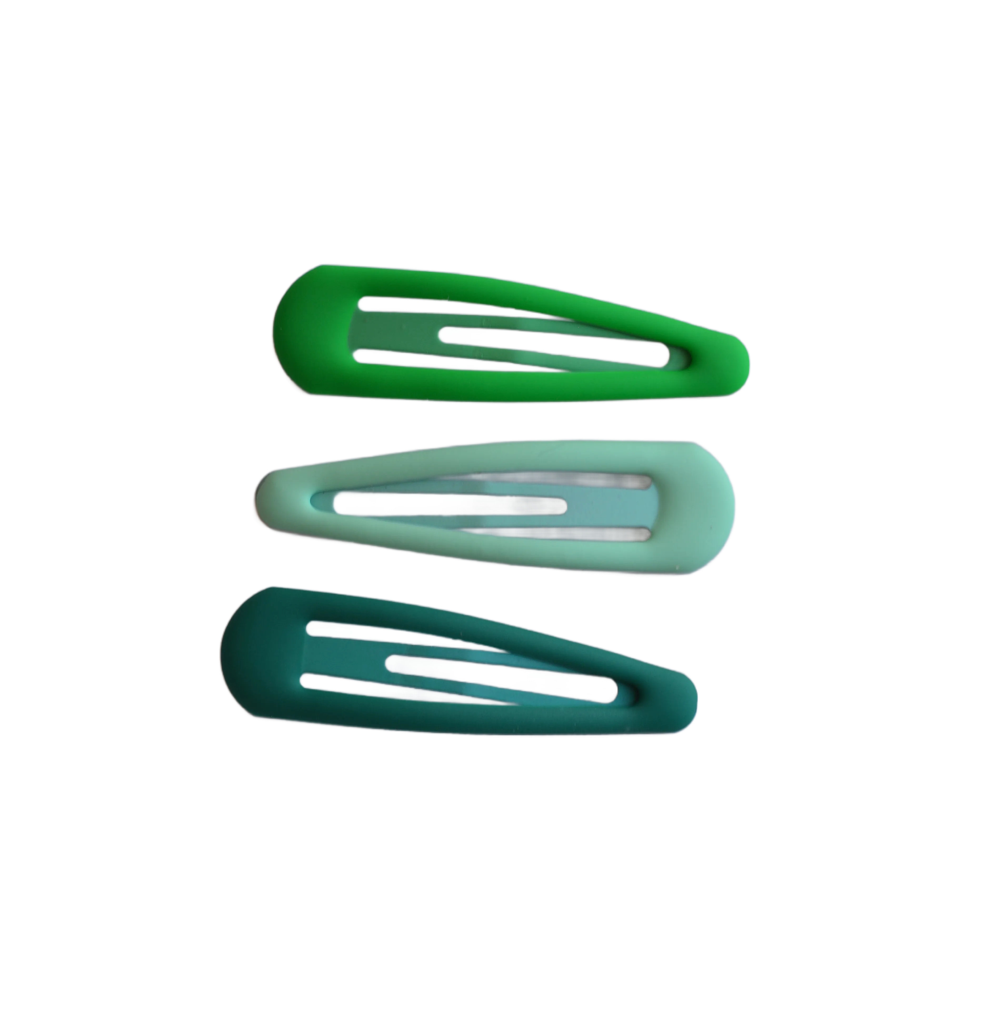Green Snap Clips (Set of 3)