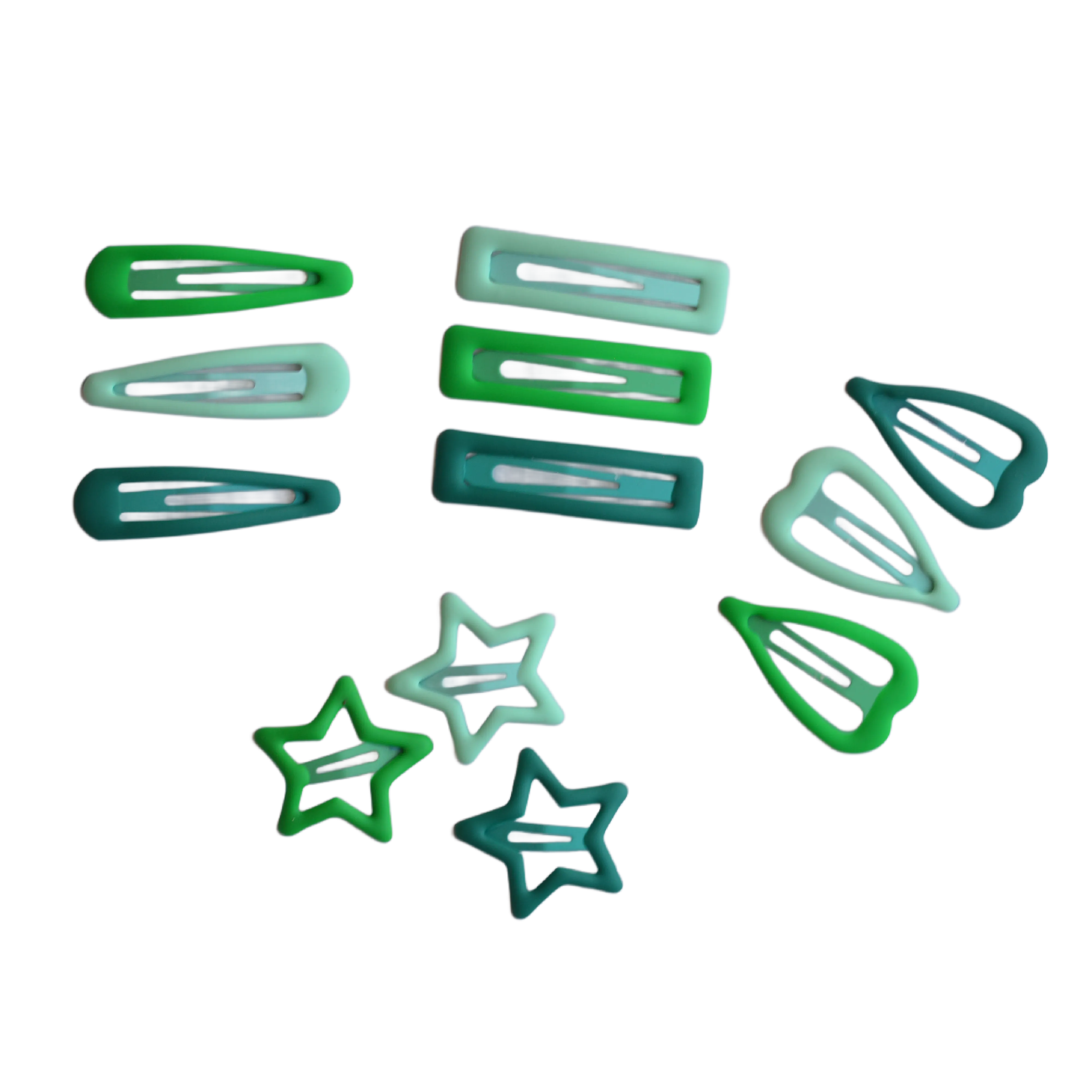 Green Snap Clips (Set of 3)