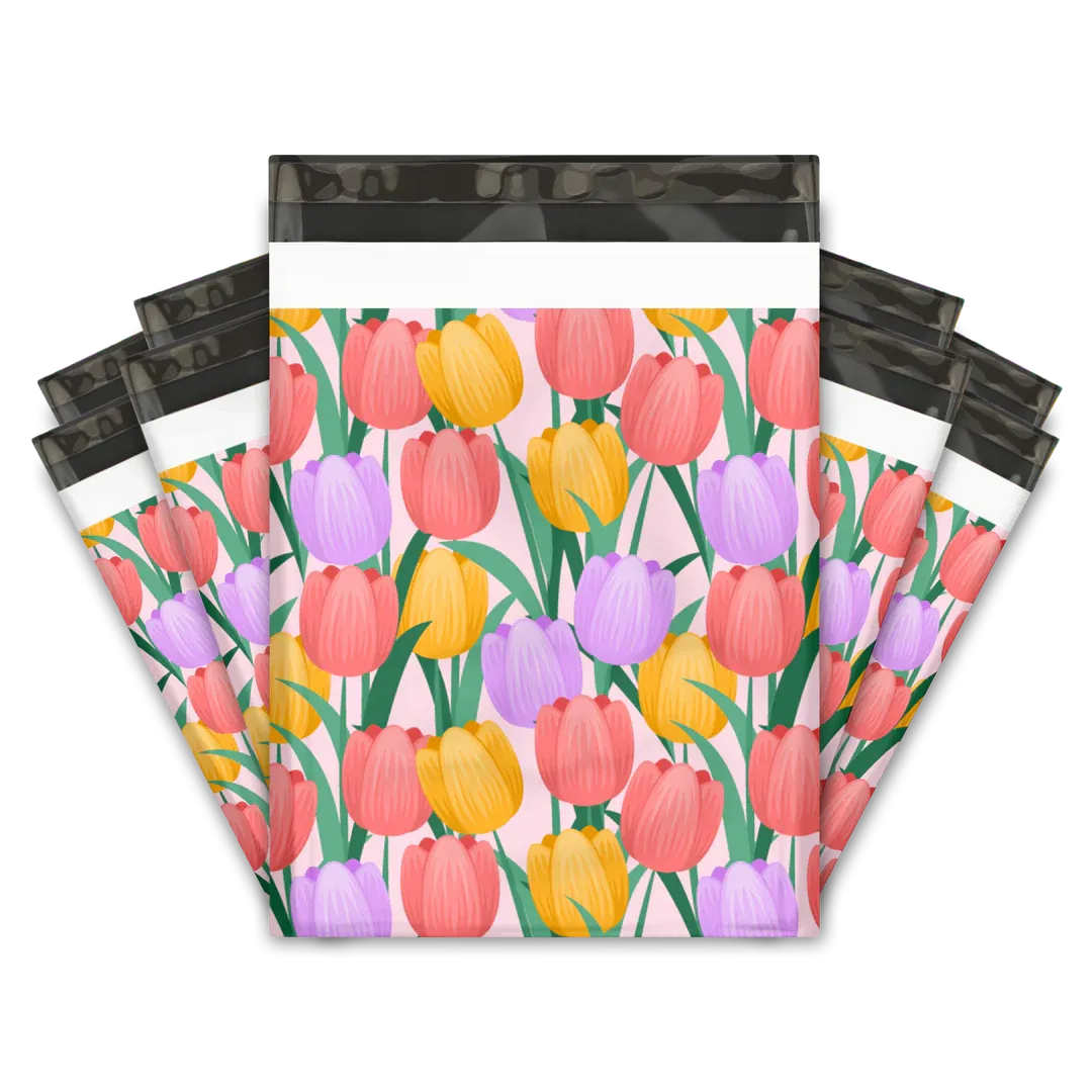 Growing tulips 10x13 Premium Poly Mailer - set of 10