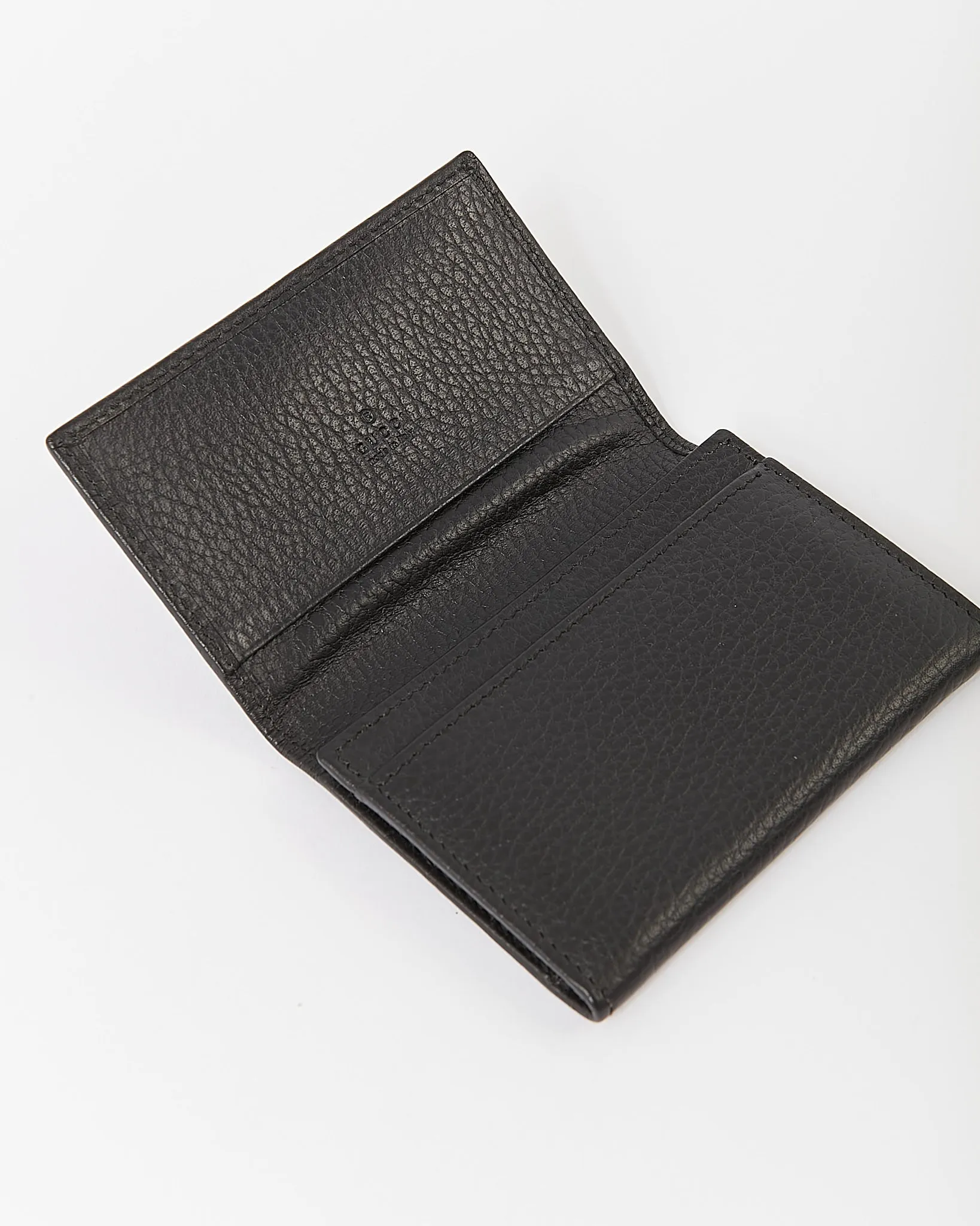 Gucci Black GG Marmont Fold Card Holder