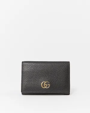 Gucci Black GG Marmont Fold Card Holder
