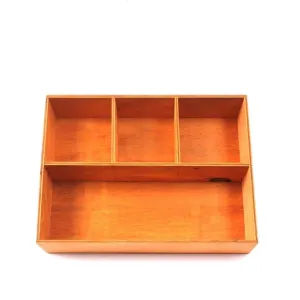 H-Frame Wooden Box Tray