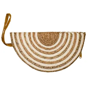 HALFMOON CLUTCH - Honey Stripe by POPPY   SAGE