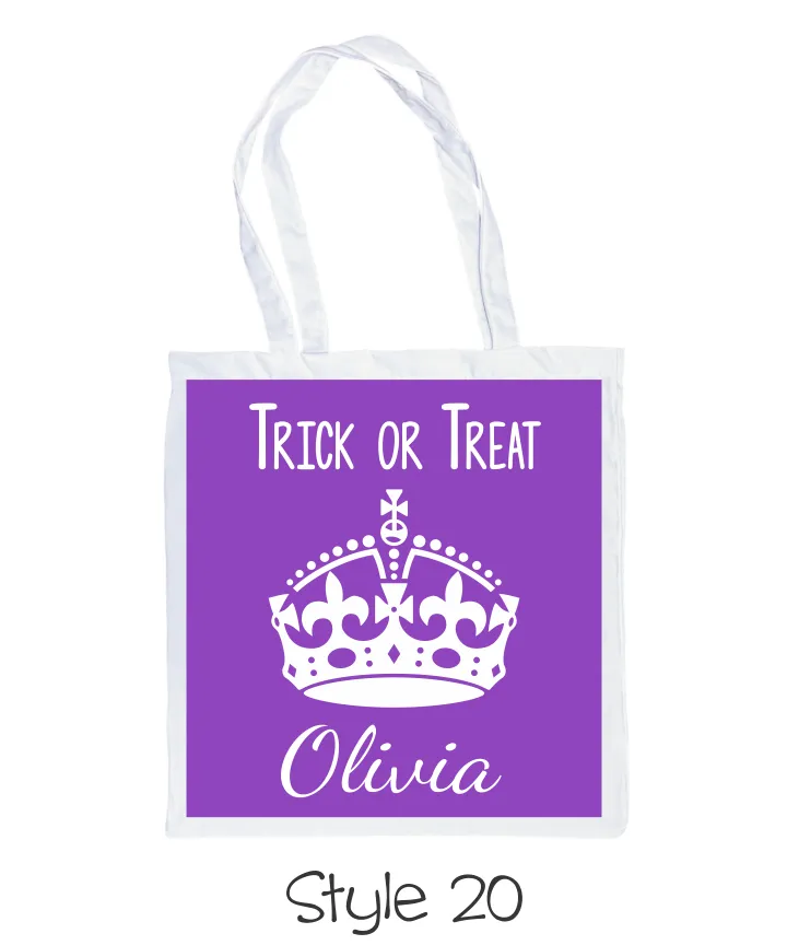 Halloween Trick or Treat Tote Bags