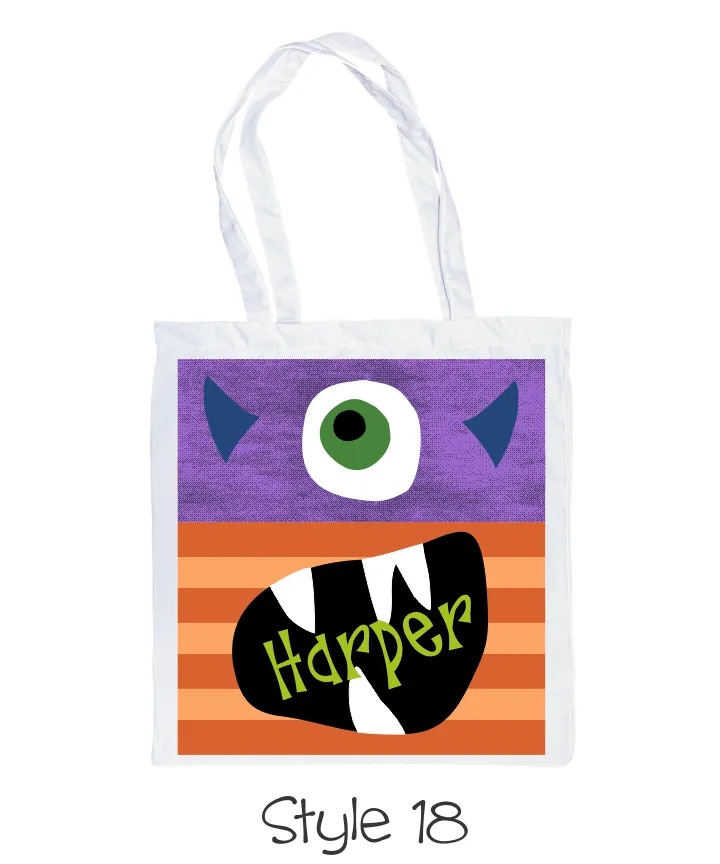 Halloween Trick or Treat Tote Bags