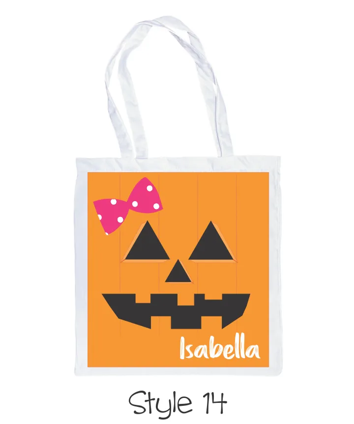 Halloween Trick or Treat Tote Bags