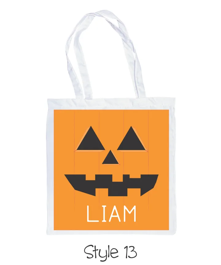 Halloween Trick or Treat Tote Bags