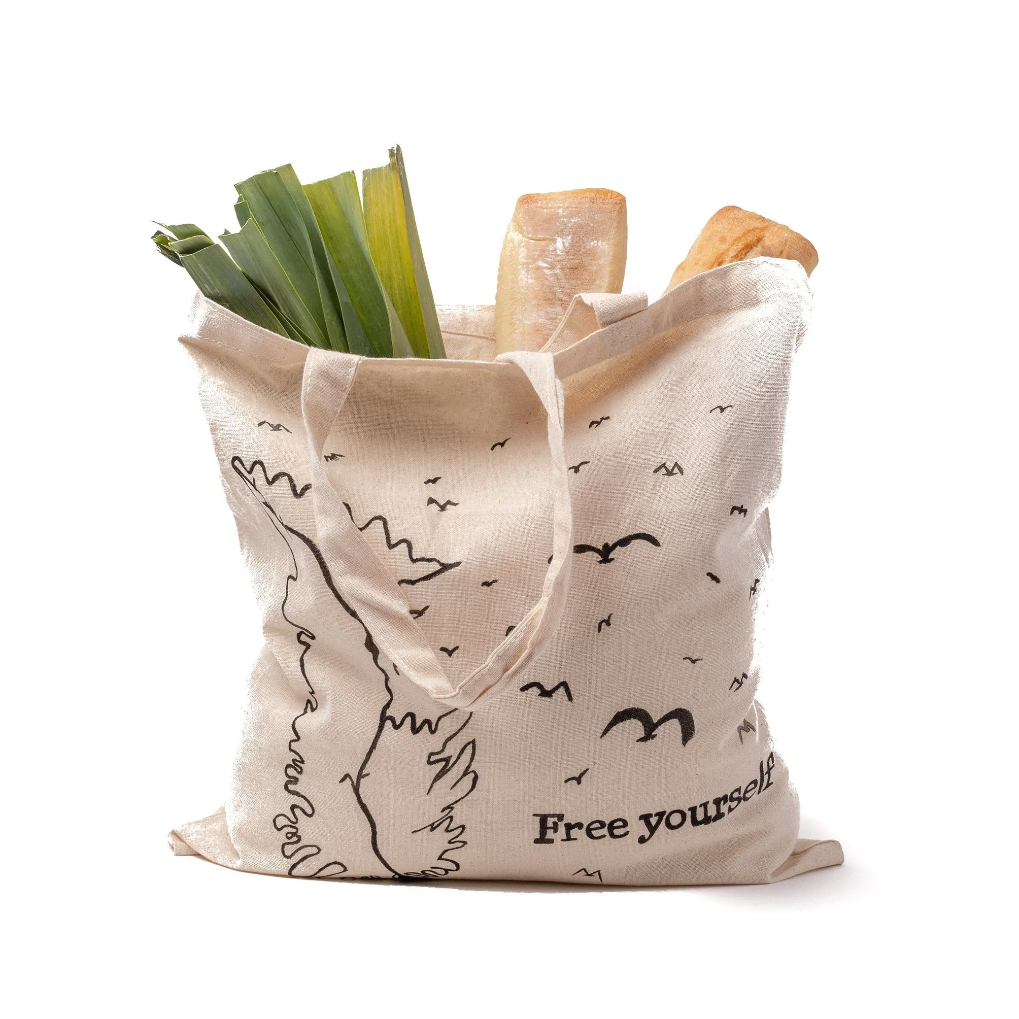 Hand-Painted Tote Bags