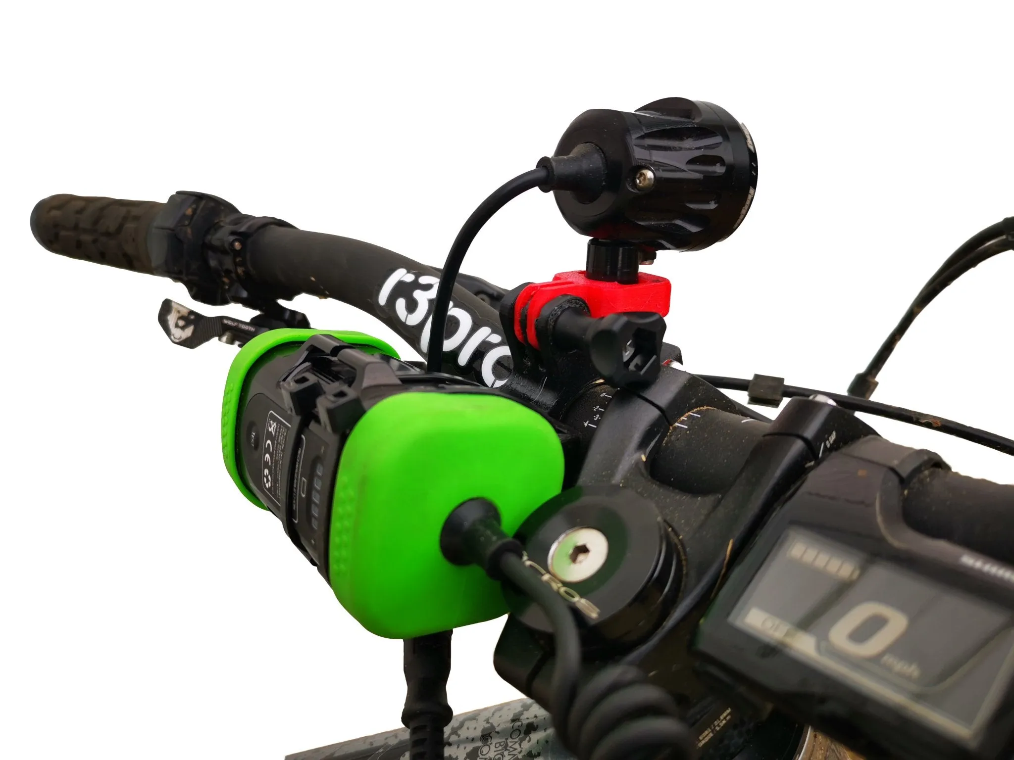 Handlebar Light and Battery Mount