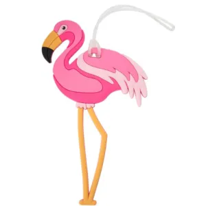 Hang Accessories - Silicone Luggage Tag - Flamingo