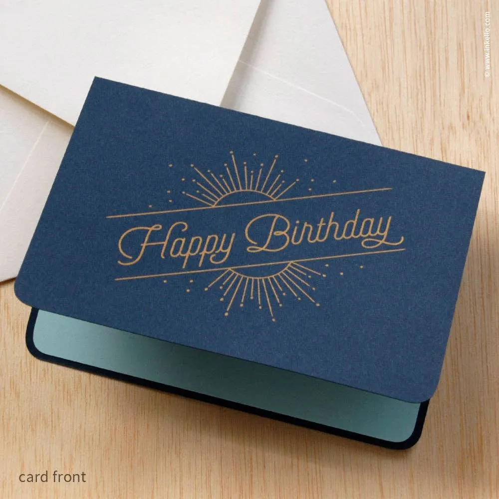Happy Birthday Sun & Stars Card (#489)