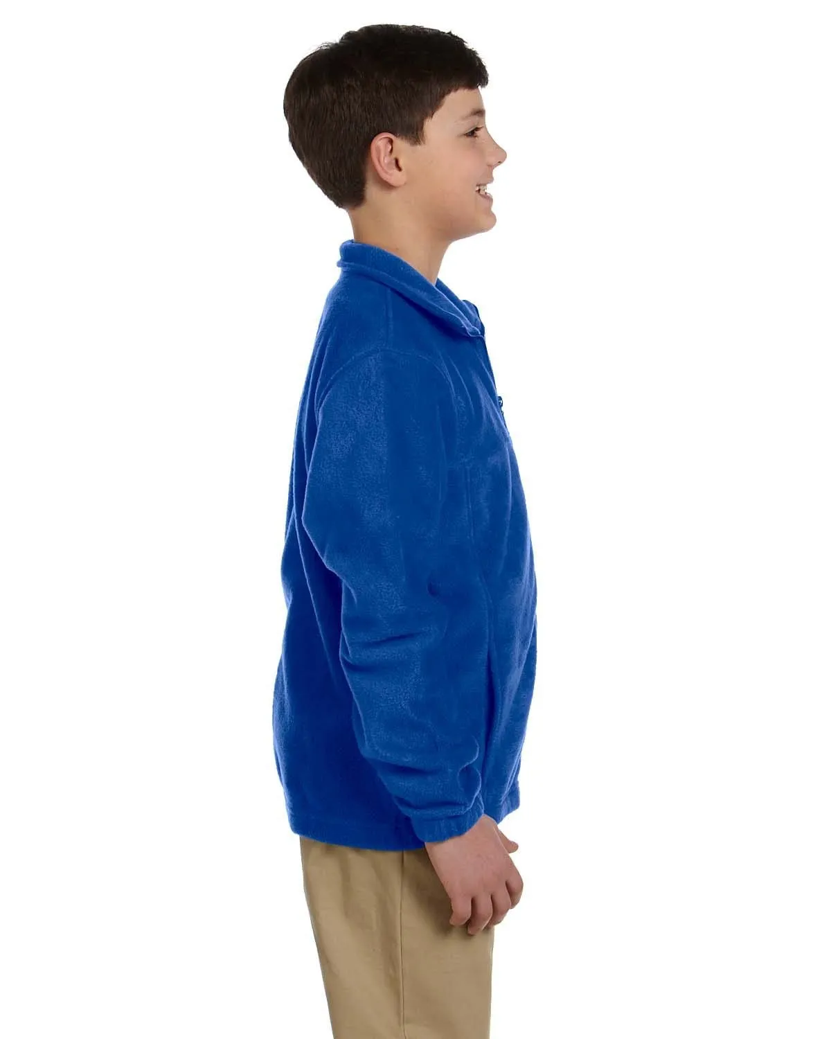 Harriton Youth Full-Zip Fleece