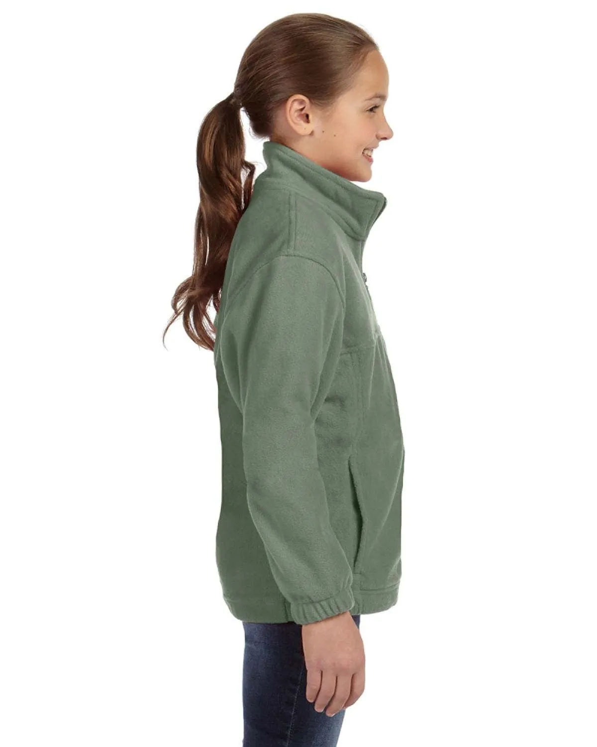 Harriton Youth Full-Zip Fleece