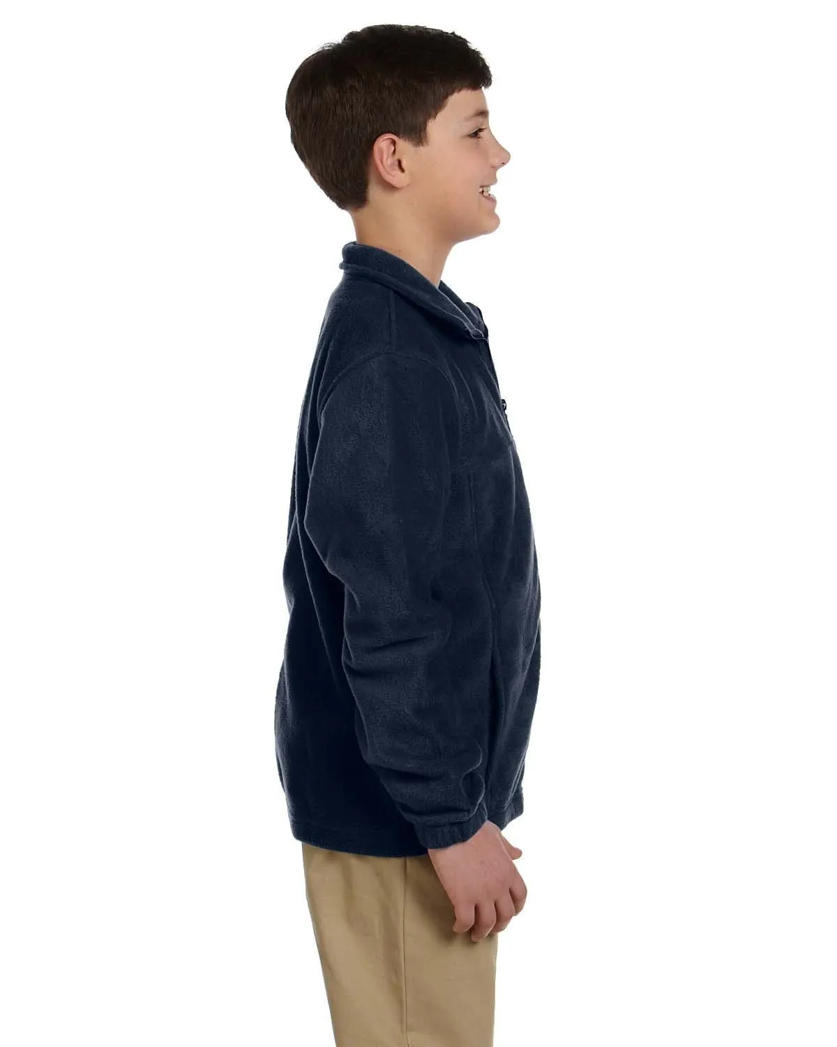 Harriton Youth Full-Zip Fleece