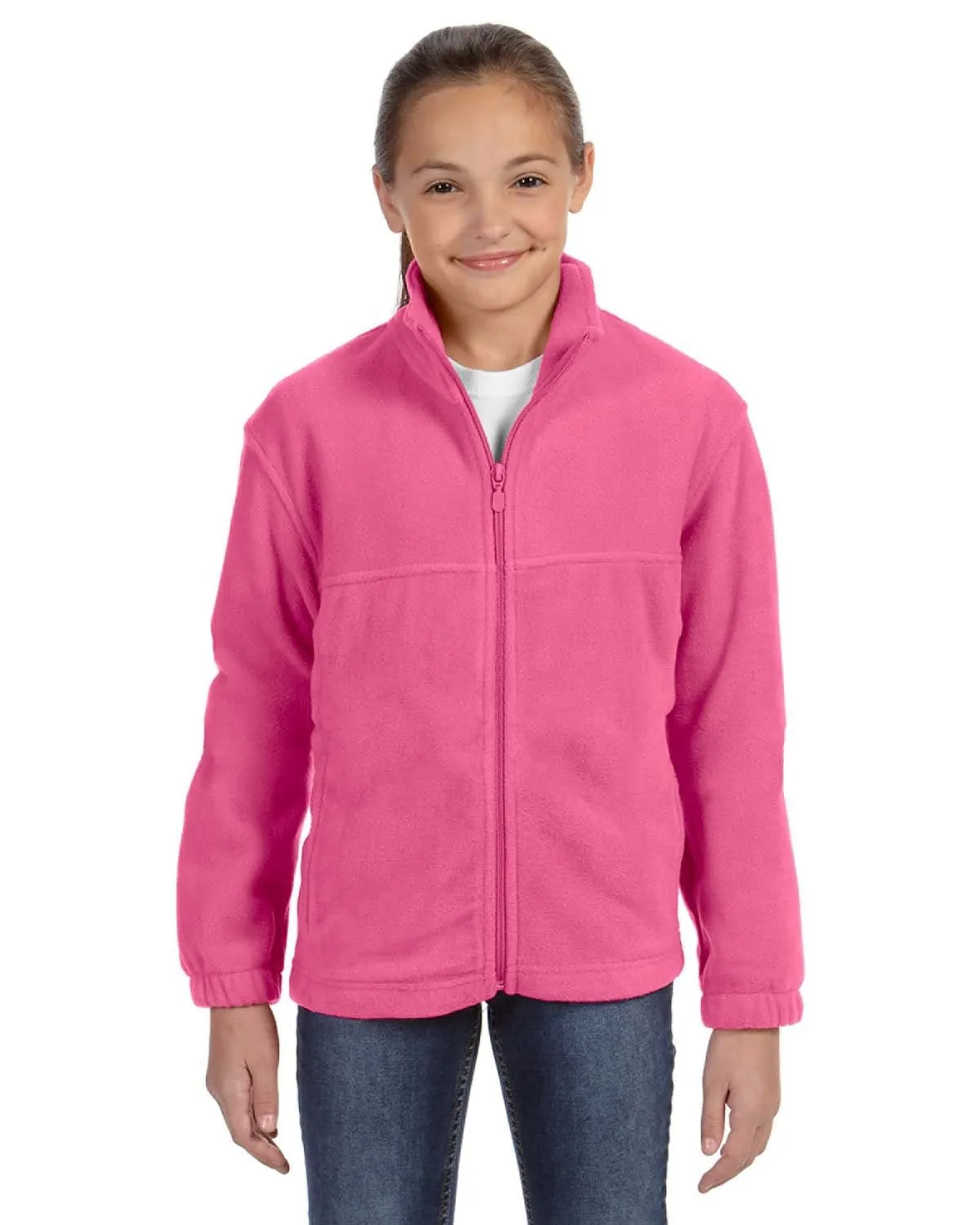 Harriton Youth Full-Zip Fleece
