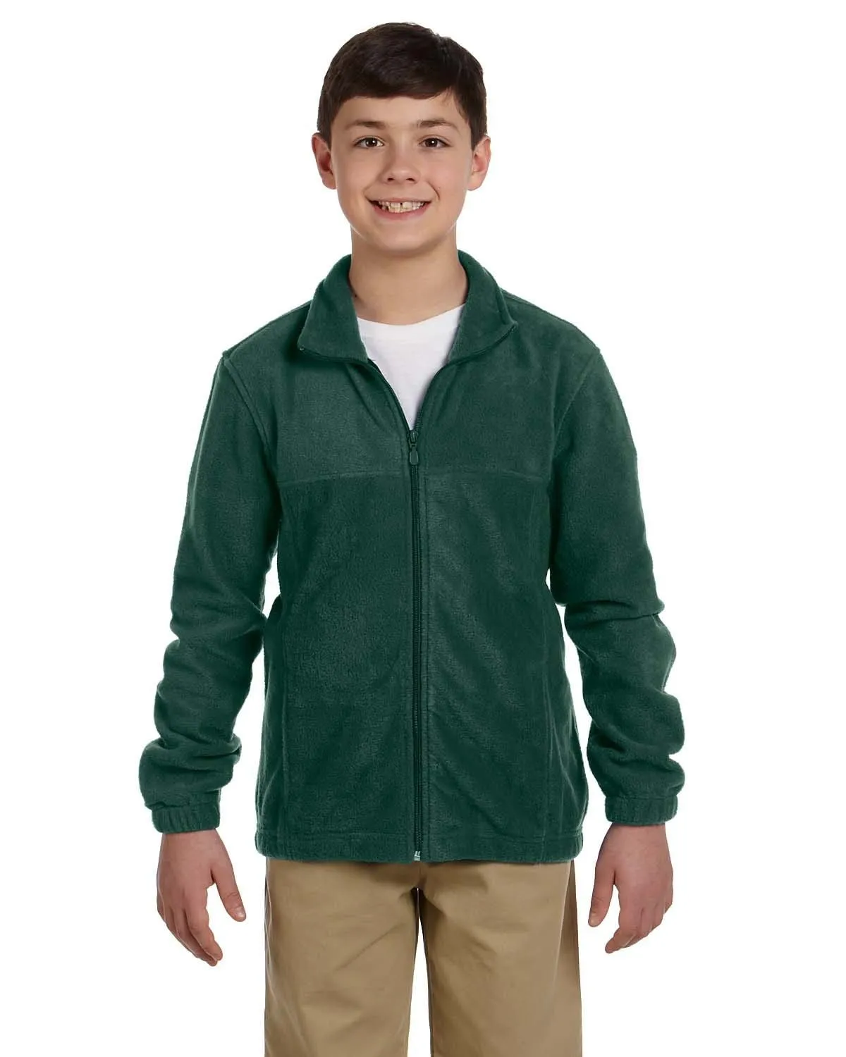 Harriton Youth Full-Zip Fleece