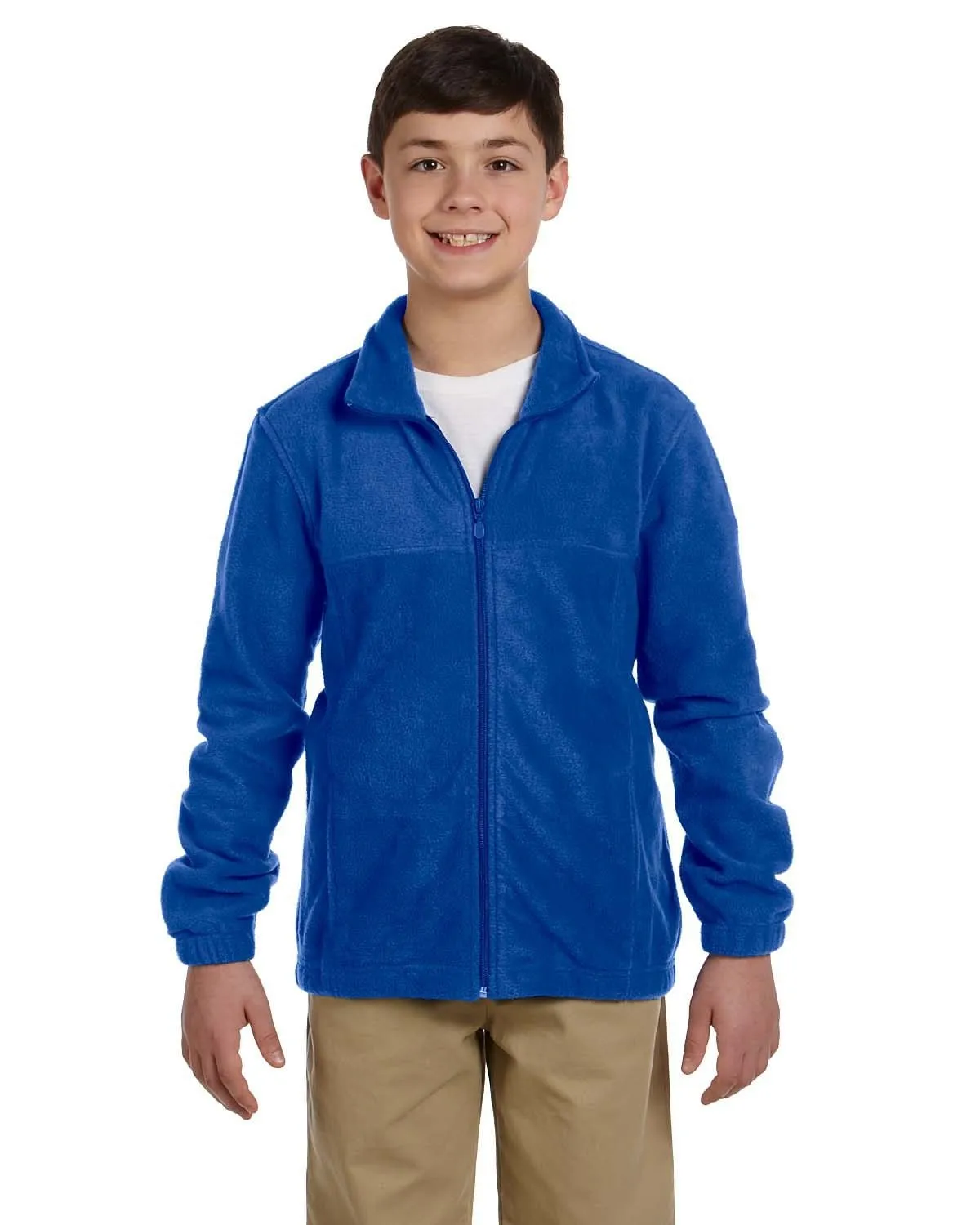Harriton Youth Full-Zip Fleece