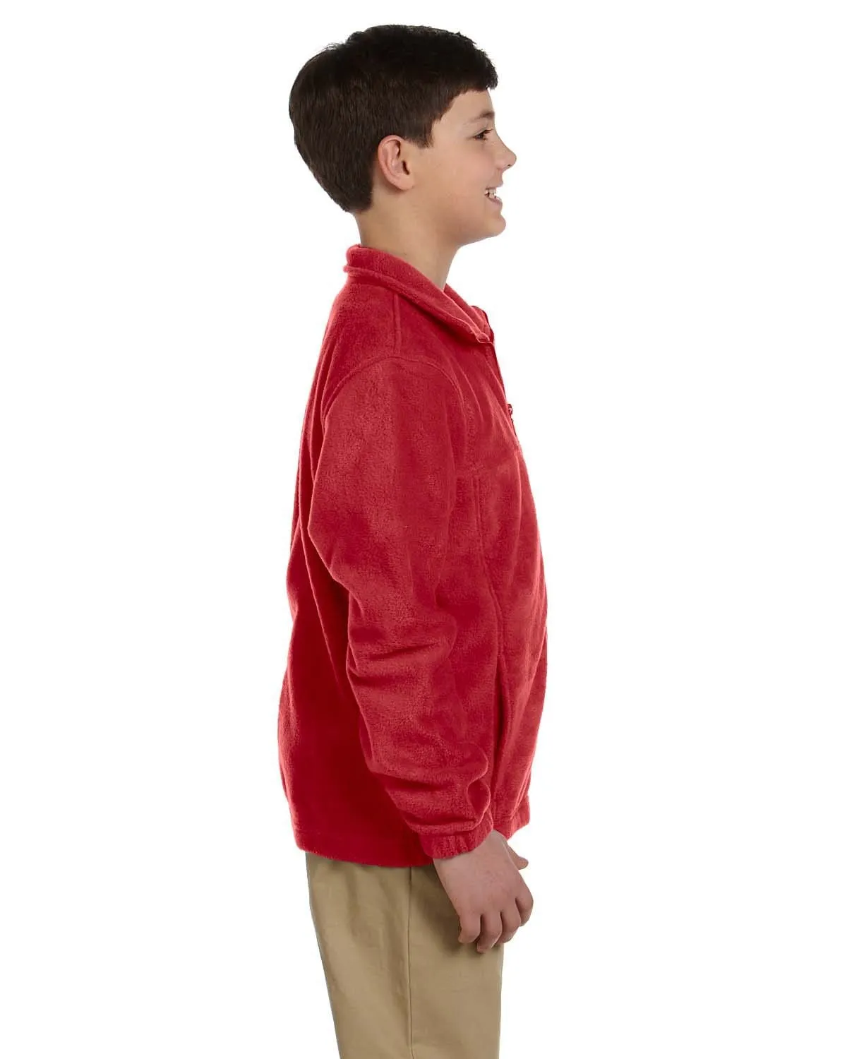 Harriton Youth Full-Zip Fleece