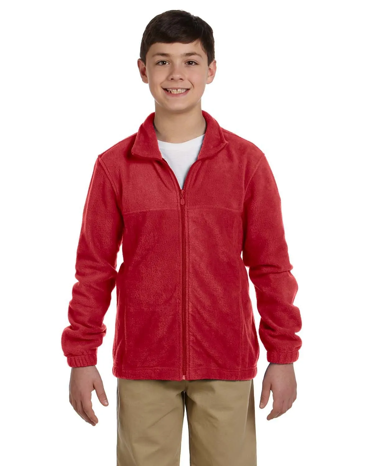 Harriton Youth Full-Zip Fleece