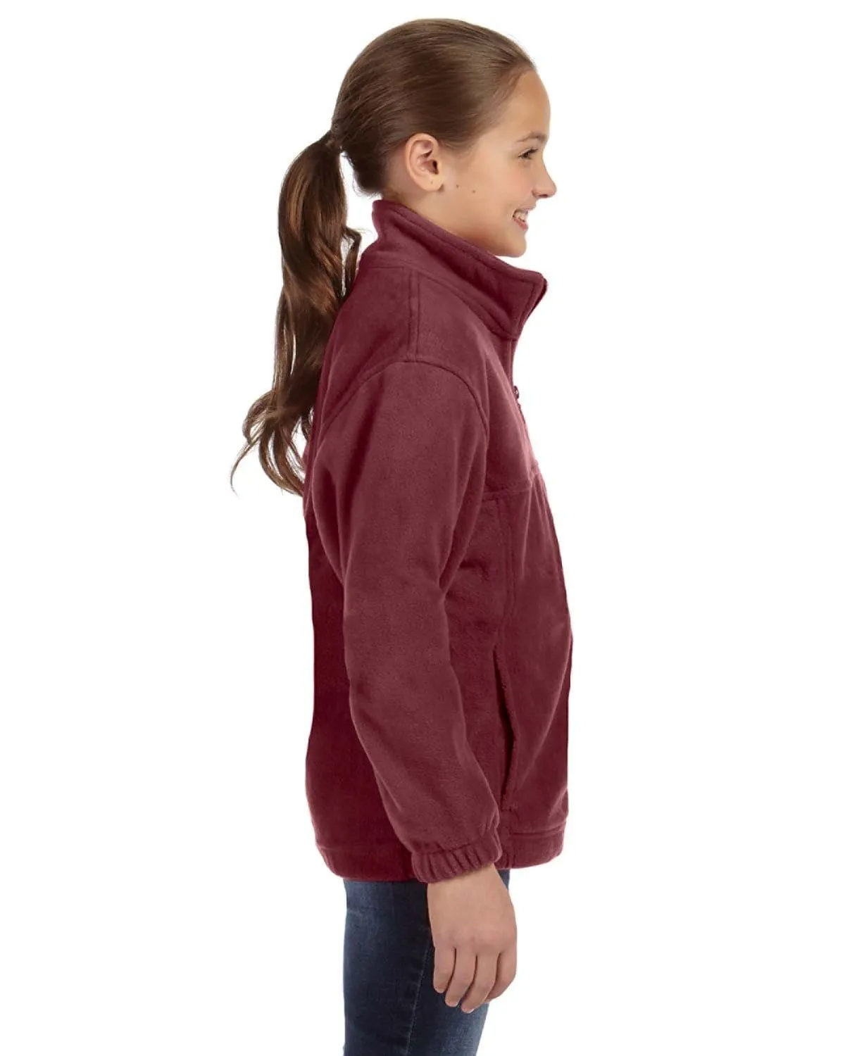 Harriton Youth Full-Zip Fleece