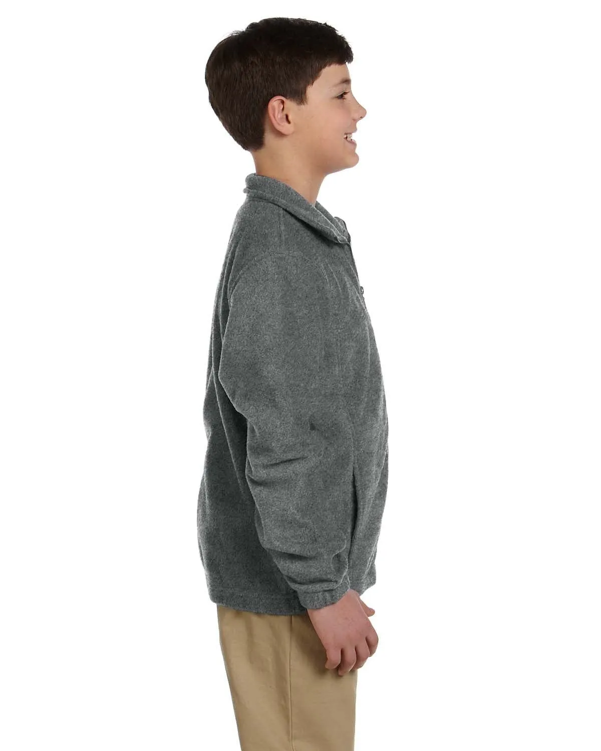 Harriton Youth Full-Zip Fleece
