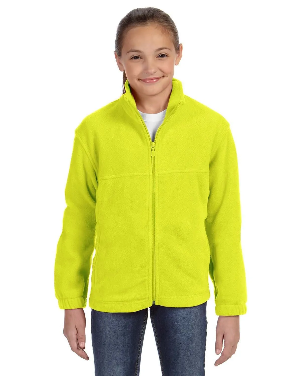 Harriton Youth Full-Zip Fleece