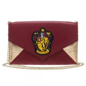 Harry Potter Gryffindor Women's Envelope Clutch Wallet w/ Chain