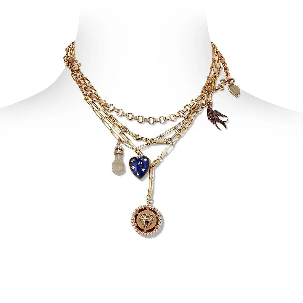 Heart Lapis Lazuli Charm