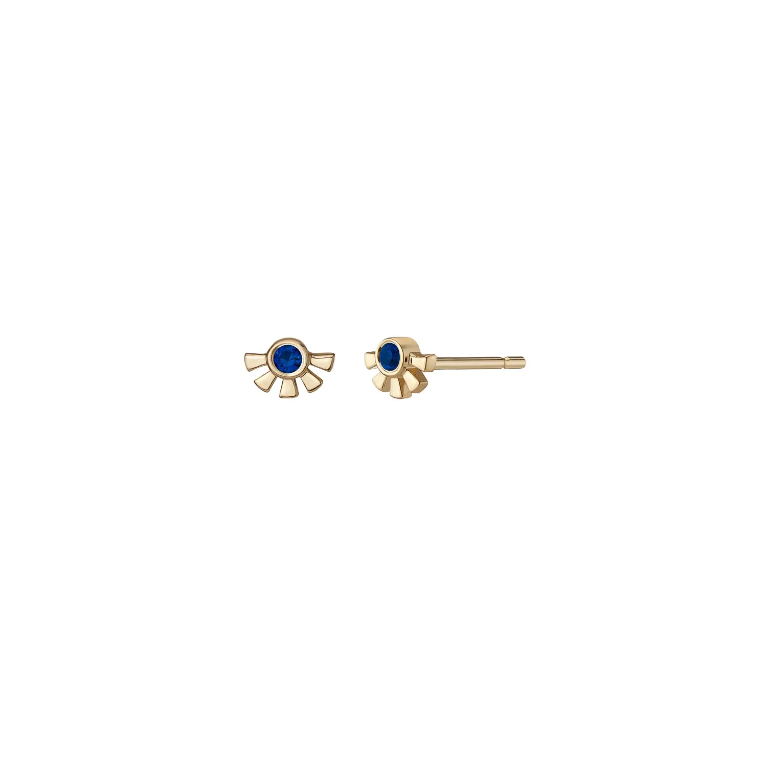 Helia Mini Studs - Sapphire