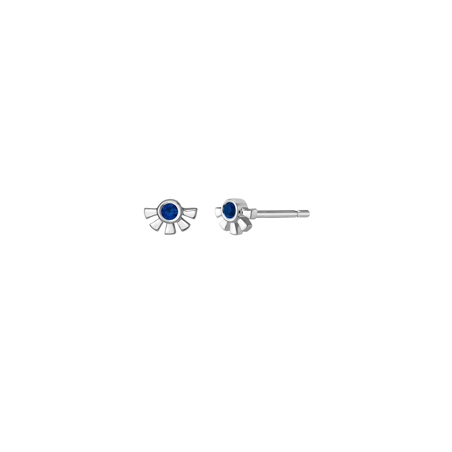 Helia Mini Studs - Sapphire