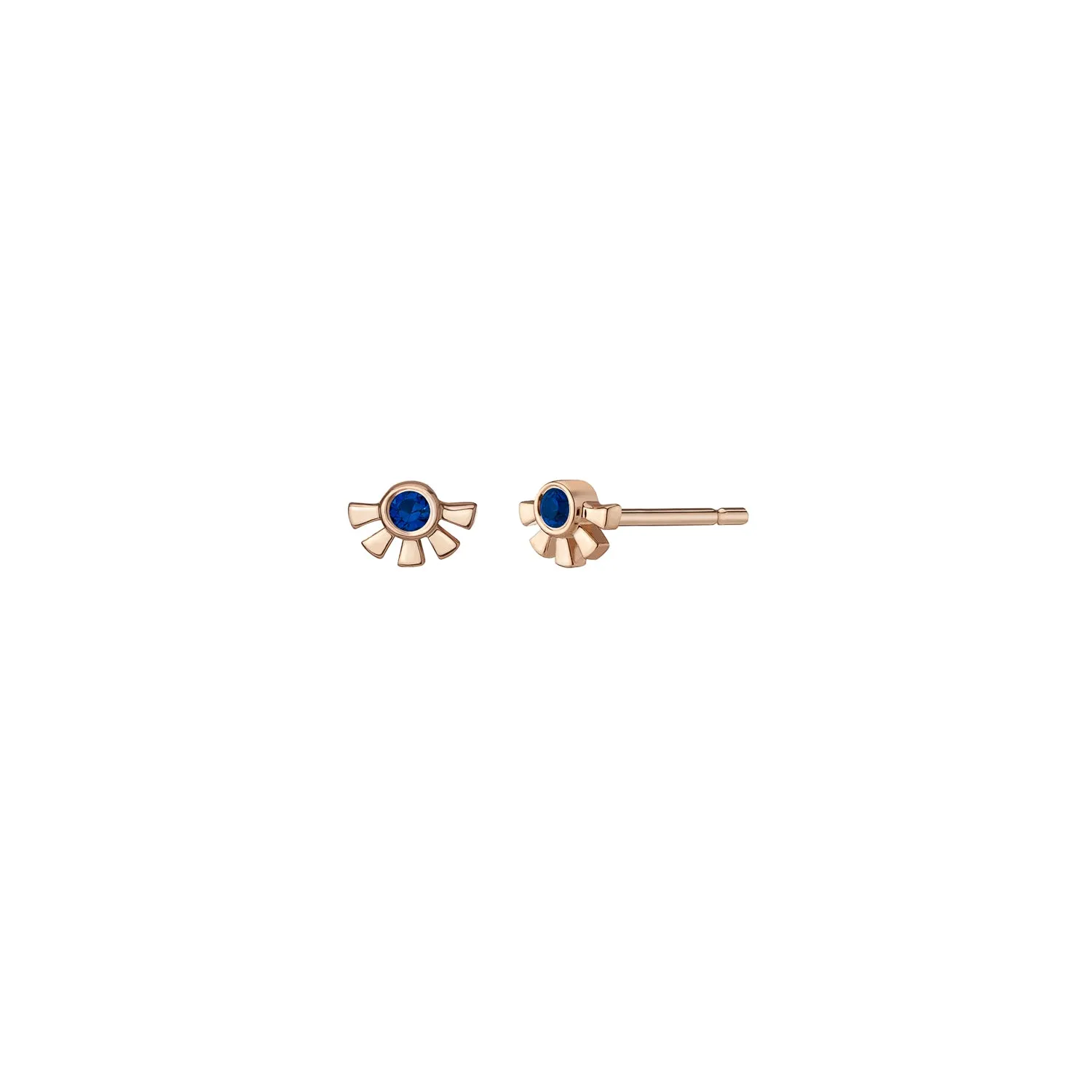Helia Mini Studs - Sapphire