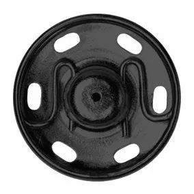 Hemline Snap Fasteners: Sew-on: Black: 30mm: Pack of 2 *