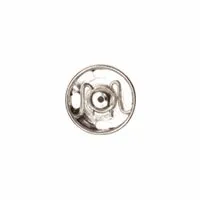 Hemline Snap Fasteners: Sew-on: Nickel: 6mm: Pack of 12