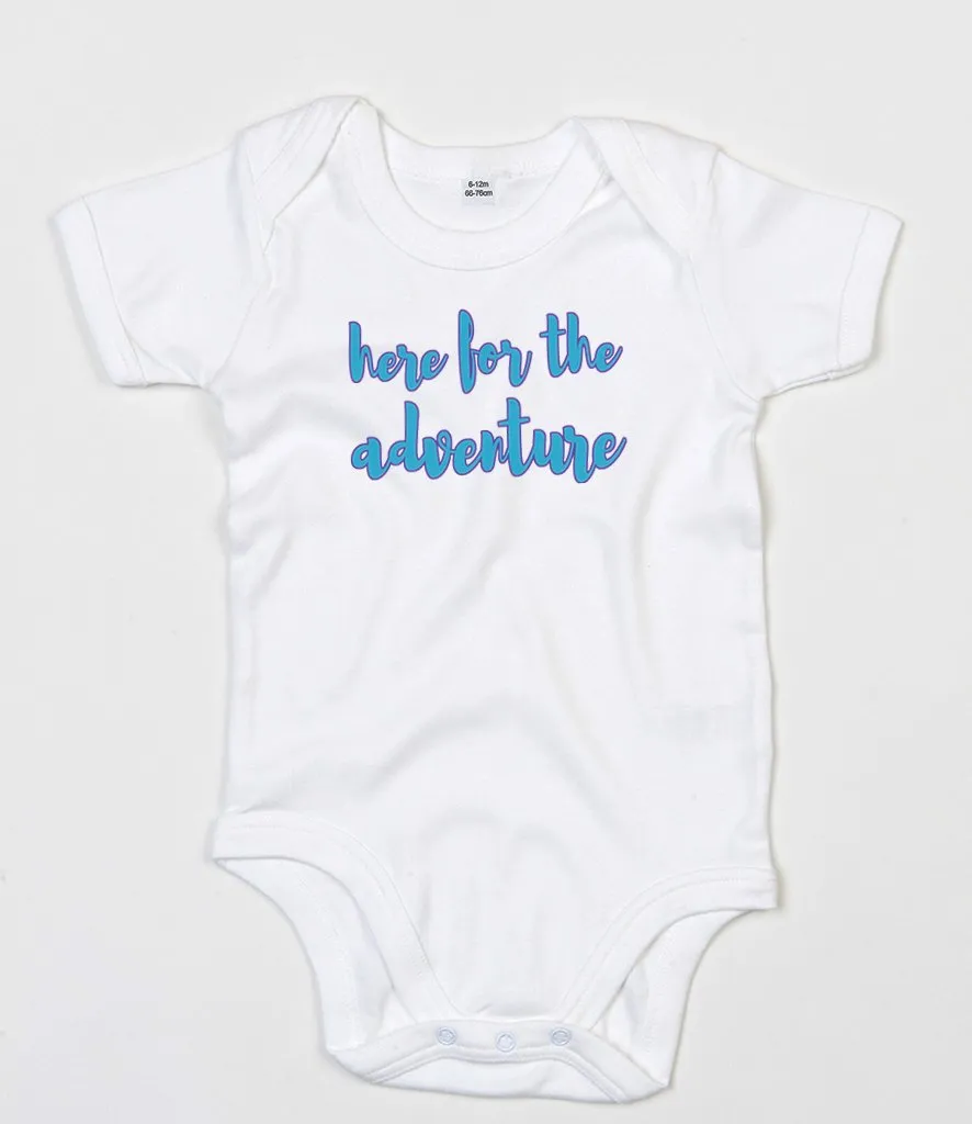 HERE FOR THE ADVENTURE - “Onsie a Month” photos  - Baby Short Sleeve Bodysuit