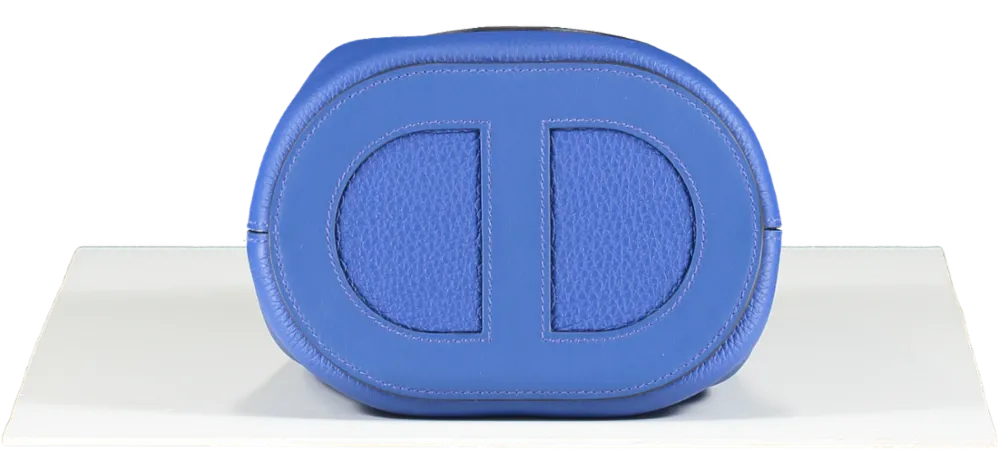 Hermès In The Loop 18 Taurillon Clemence Leather Bleu Royale Bag with palladium hardware BOX FRESH
