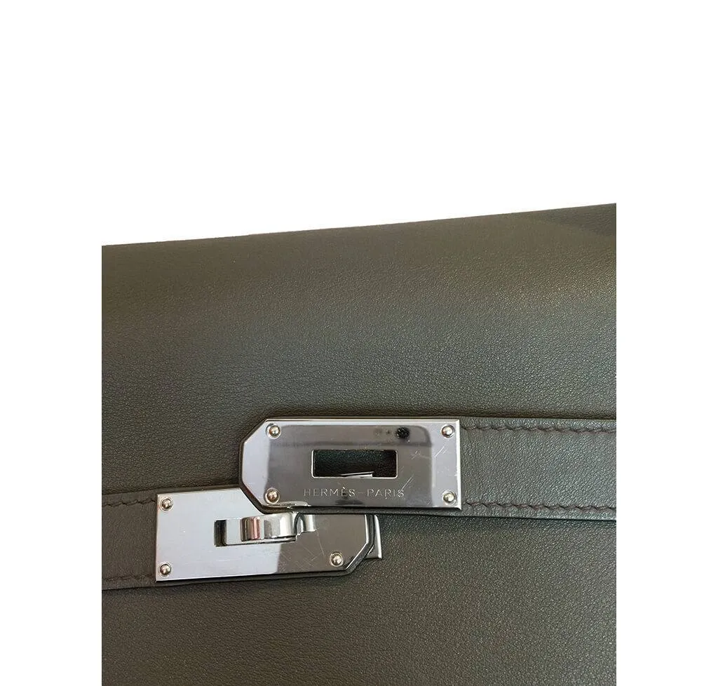 Hermès Travel Bag Kelly 50cm Vert de Gris