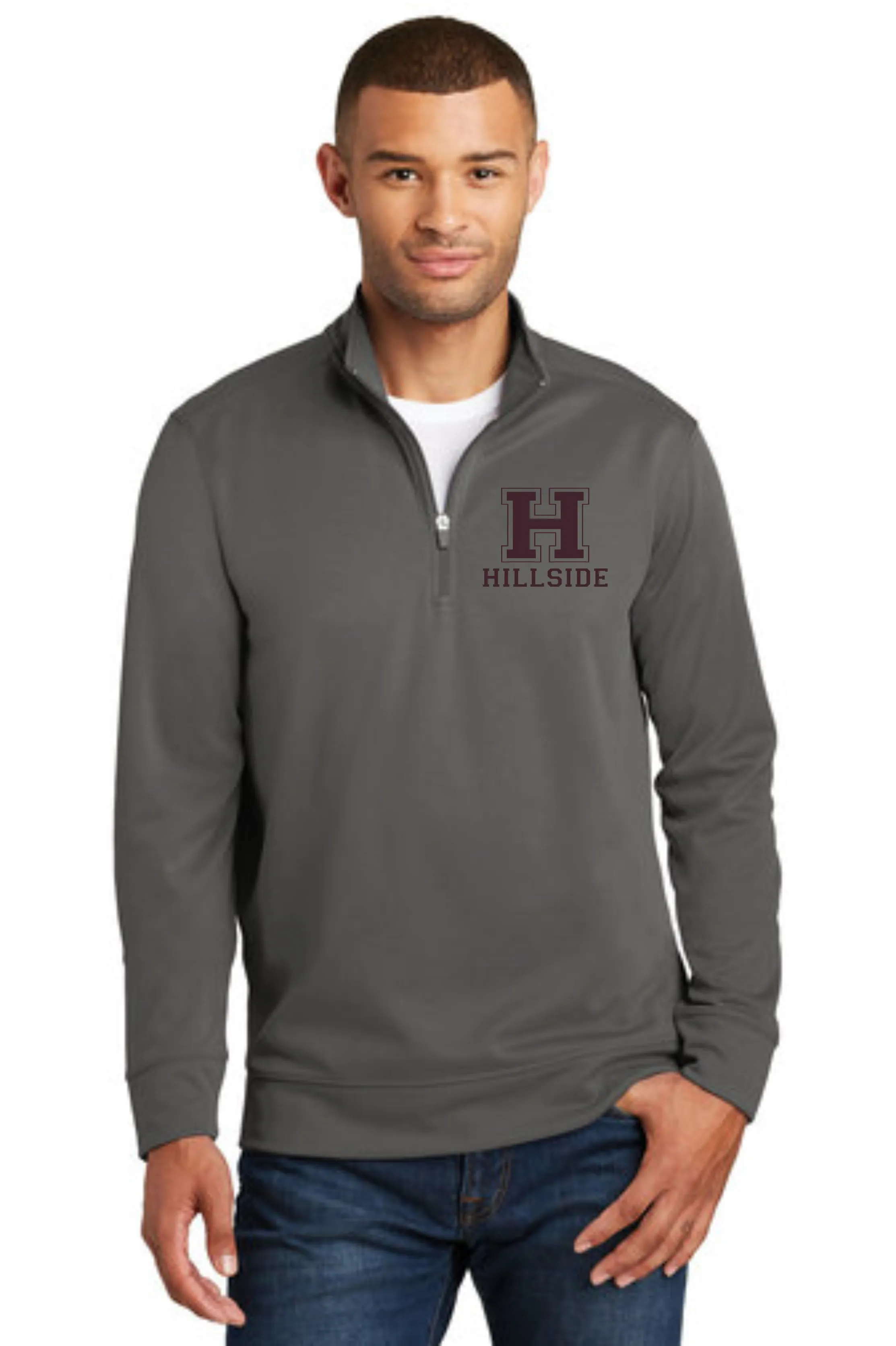 Hillside Adult 1/4 Zip Performance Pullover