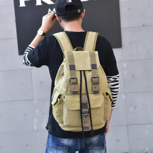 Hipster Street Canvas Unisex Retro Large Backpacks