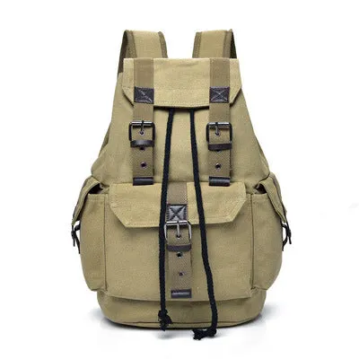Hipster Street Canvas Unisex Retro Large Backpacks