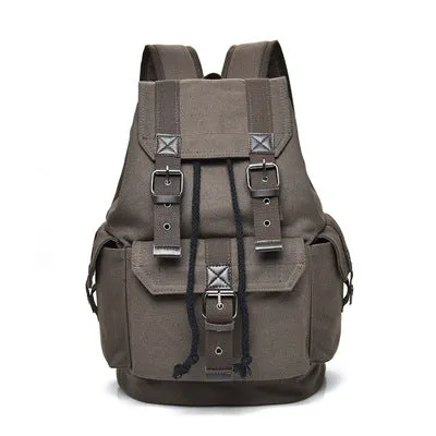 Hipster Street Canvas Unisex Retro Large Backpacks