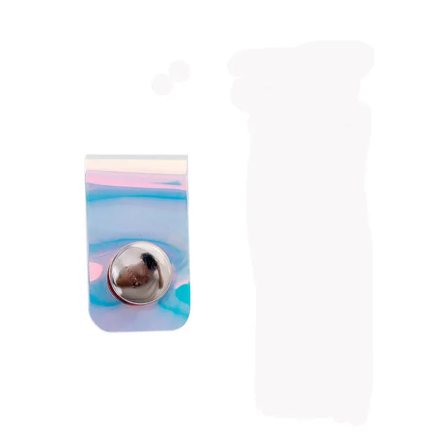 Holographic Clear Snap Clasps for Cables