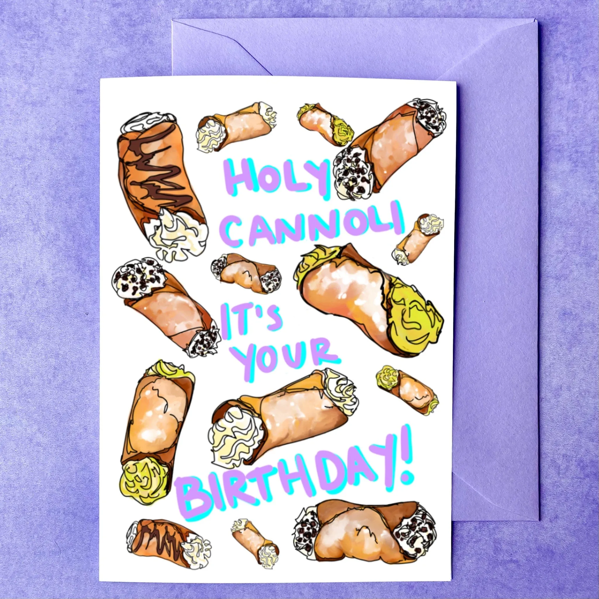 Holy Cannoli! | Birthday Card