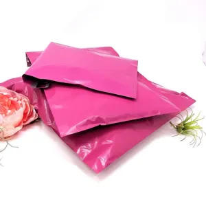 Hot pink 10x13 poly mailer - set of 20
