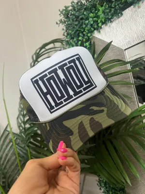 Howdy Trucker Hat - Camo