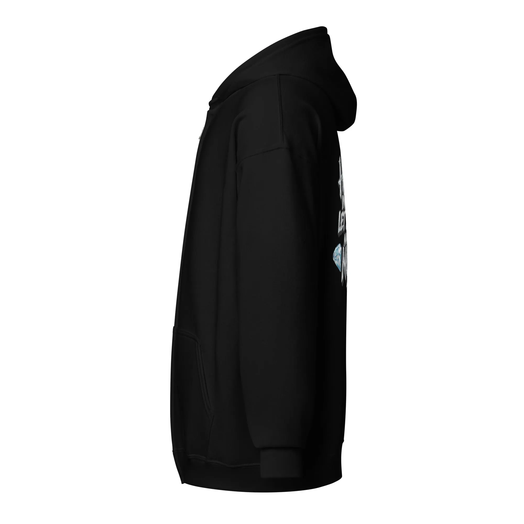 Hustle In Silence Unisex heavy blend zip hoodie