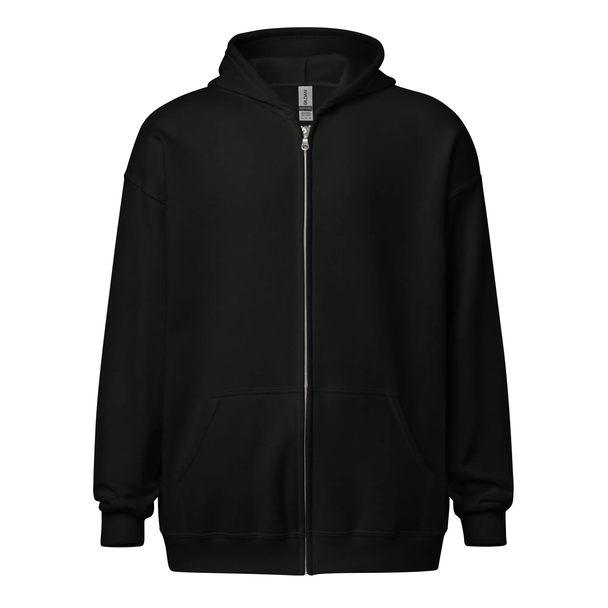 Hustle In Silence Unisex heavy blend zip hoodie