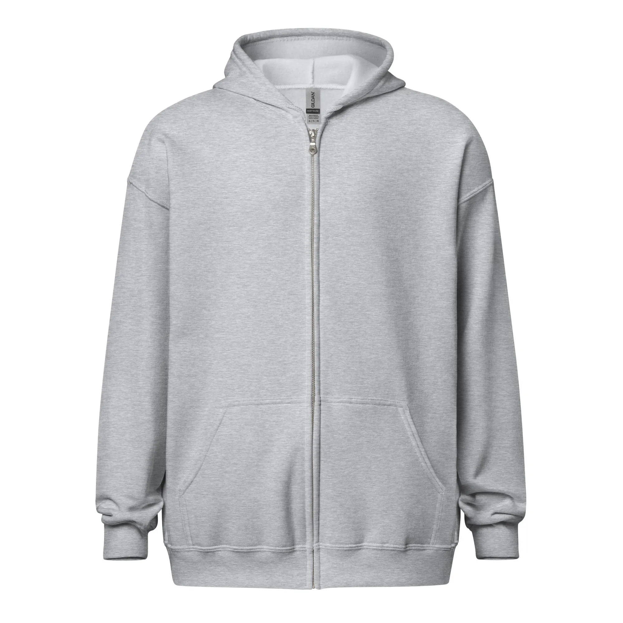 Hustle In Silence Unisex heavy blend zip hoodie