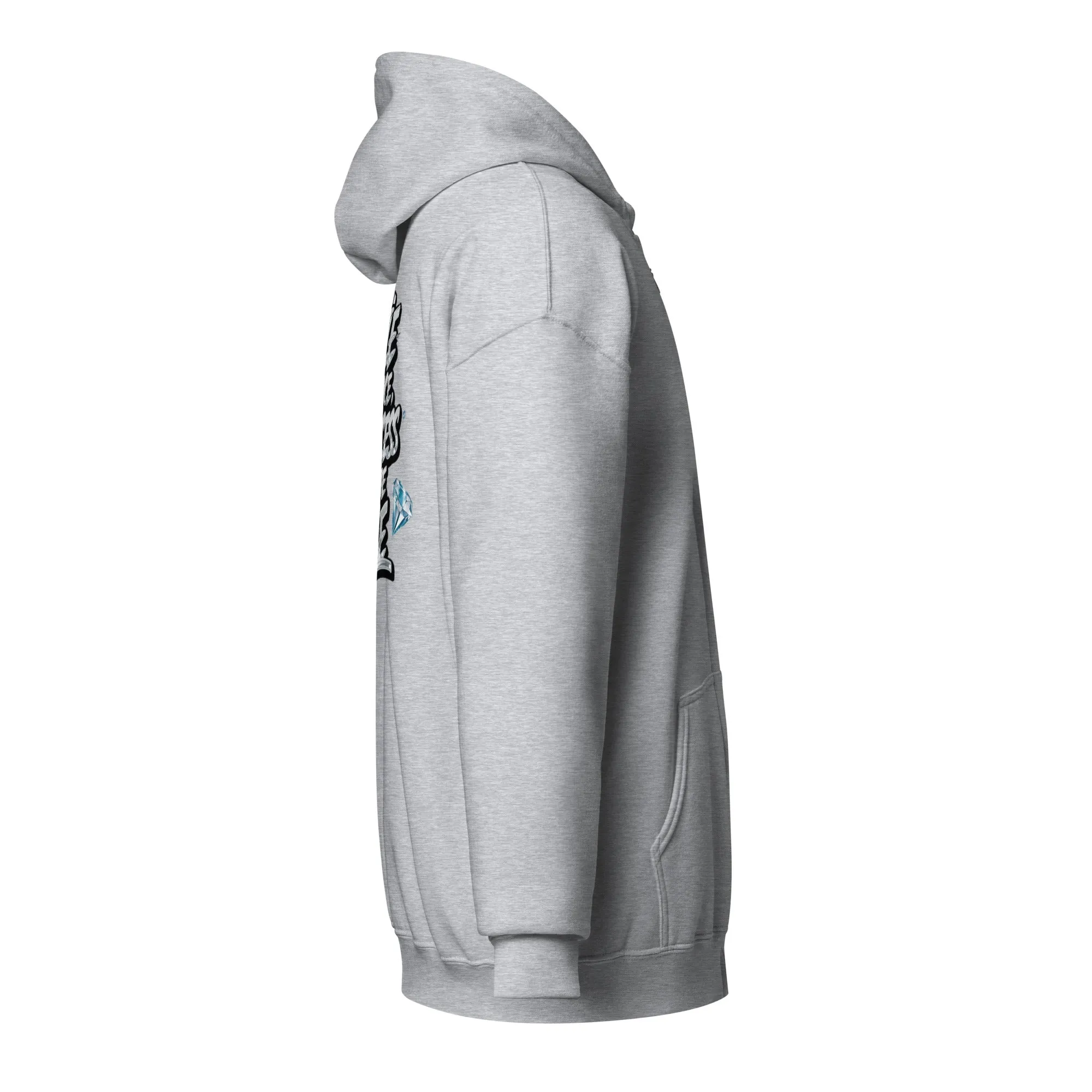 Hustle In Silence Unisex heavy blend zip hoodie