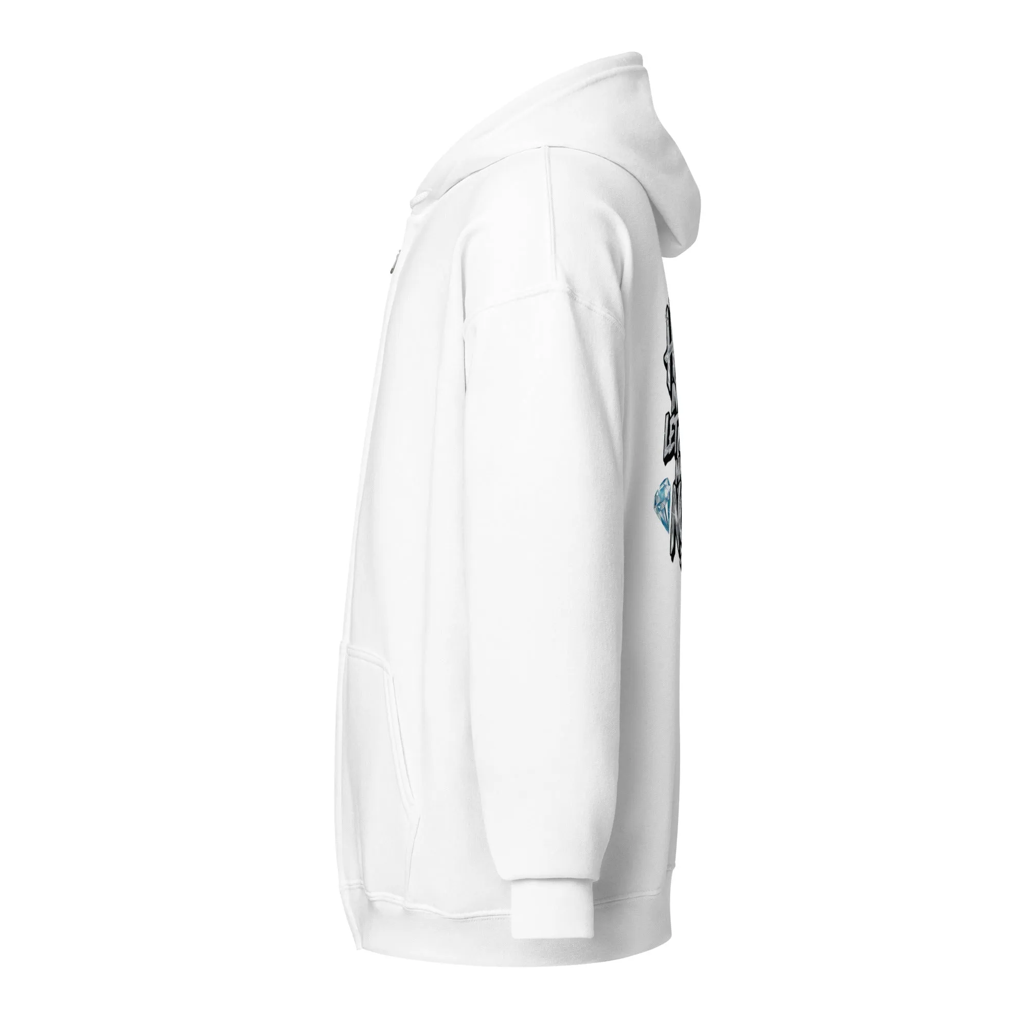 Hustle In Silence Unisex heavy blend zip hoodie